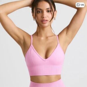 ALO Yoga Sugarplum Pink Bralette